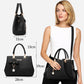 👜🎀 50% OFF! ✨ Women's Fashion Handbag with Crossbody Strap – Large Capacity, Zipper Closure & Bow Decoration – 7 Colors Available