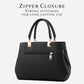 👜🎀 50% OFF! ✨ Women's Fashion Handbag with Crossbody Strap – Large Capacity, Zipper Closure & Bow Decoration – 7 Colors Available