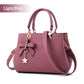 👜🎀 50% OFF! ✨ Women's Fashion Handbag with Crossbody Strap – Large Capacity, Zipper Closure & Bow Decoration – 7 Colors Available