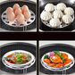 ⏳🔥LIMITED-TIME 50% OFF! ⏰♨️ Heat‑Safe Egg Steaming Rack – Sturdy, Versatile, Practical 🍳✨
