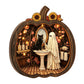 🔥While Supplies Last 50% OFF!🎉 Halloween Wooden Pumpkin Tabletop Decor