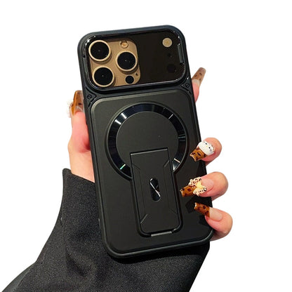 ⏳🔥LIMITED-TIME 50% OFF! ⏰Magnetic Phone Case with Flip Lens Cover and Invisible Kickstand