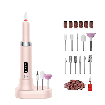 📢📢55% OFF !! ⏰Cordless Electric Nail Drill Machine with Charging Base