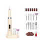 📢📢55% OFF !! ⏰Cordless Electric Nail Drill Machine with Charging Base