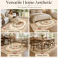 💐 Washable Floral Rug for Modern Homes — Fade-Resistant Polypropylene