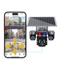 ⏳🔥LIMITED-TIME 50% OFF! ⏰Solar Wireless Security Camera – Triple Lens,9MP Color Night Vision,IP66 Waterproof ☀️🏠