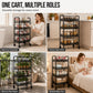 🎉 LIMITED TIME 50% OFF! 🛒 3/4-Tier Mobile Mesh Storage Utility Cart with Wheels – Space-Saving Metal Wire Rolling Cart 🏠