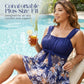 ⏳Limited time – 50% OFF⏰Plus Size Tummy Control 2-Piece Swimsuit Set