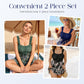 ⏳Limited time – 50% OFF⏰Plus Size Tummy Control 2-Piece Swimsuit Set