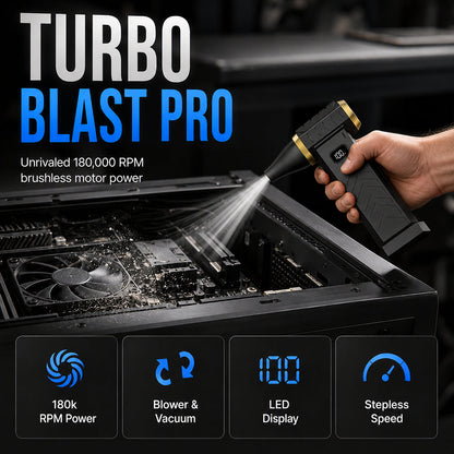 📢📢52% OFF !! ⏰Handheld Turbo Blower & Vacuum Cleaner