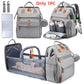 📢📢60% OFF !! ⏰ Foldable Diaper Bag with Changing Station