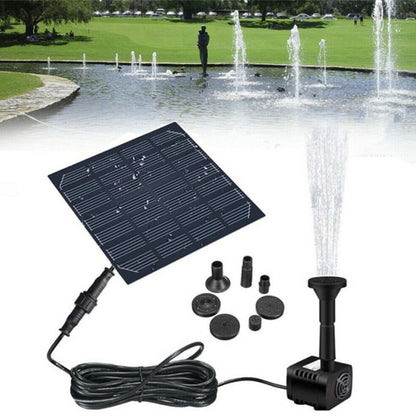 🏆Surprise Price: Only £14.99!!!⏰Outdoor Solar Fountain Water Pump Set for Garden