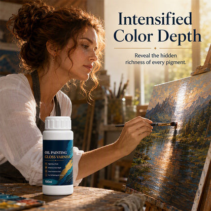 📢📢 Buy 1 Get 1 Free !! ⏰ Gloss Boost Painting Varnish – High-Gloss Finish, UV Protection & Long-Lasting Shine for Acrylic, Oil & Canvas Artwork 🎨✨