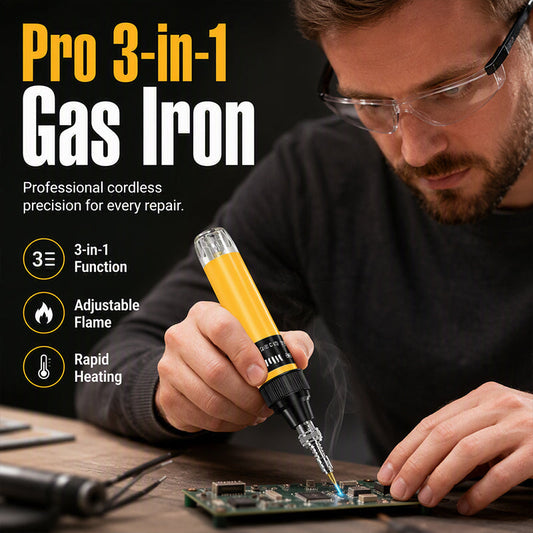 ⏳🔥LIMITED-TIME 50% OFF! ⏰Cordless Butane Soldering Iron Pen – 3-in-1 Multi Tool, 1300°C Max Heat & Rapid Heating 🔧