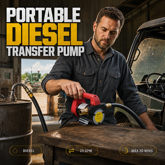 🎁2026 New Arrivals 50% OFF💥Portable Diesel Transfer Pump – High flow, durable & easy to use – Ideal for fuel transfer on farms, boats & workshops 🚜