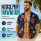 📢📢40% OFF !! ⏰Men Hawaiian Shirt Tropical Floral Print Short Sleeve Casual Beach Button Down Shirt