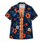 📢📢40% OFF !! ⏰Men Hawaiian Shirt Tropical Floral Print Short Sleeve Casual Beach Button Down Shirt