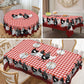 📢📢50% OFF !! ⏰Red Plaid Rooster Tablecloth