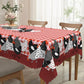 📢📢50% OFF !! ⏰Red Plaid Rooster Tablecloth
