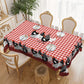 📢📢50% OFF !! ⏰Red Plaid Rooster Tablecloth