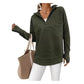 🧥✨ Women's Quarter Zip Pullover – 50% OFF! Soft stretch, ribbed texture, relaxed fit – sporty everyday style. 🔥🌸