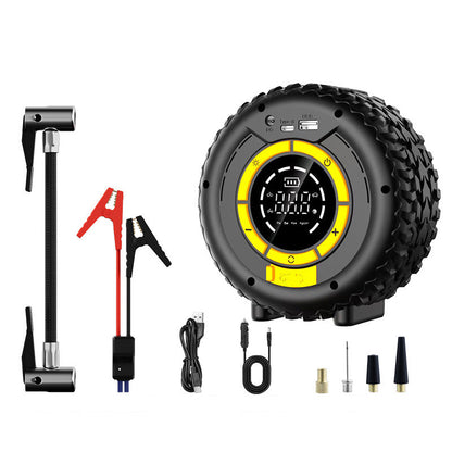 ⏳Limited time – 50% OFF⏰2-in-1 Car Jump Starter & Tire Inflator