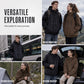 📢📢2026 HOT SALE FREE SHIPPING!!🔥Men's Windproof Hooded Cargo Jacket Waterproof Outdoor Streetwear Coat