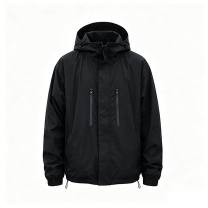 📢📢2026 HOT SALE FREE SHIPPING!!🔥Men's Windproof Hooded Cargo Jacket Waterproof Outdoor Streetwear Coat