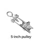 304 Stainless Steel Swivel Pulley Block Heavy Duty Wire Rope Lifting Wheel
