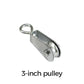 304 Stainless Steel Swivel Pulley Block Heavy Duty Wire Rope Lifting Wheel