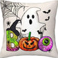 Halloween Pumpkin Throw Pillow Cover