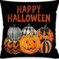 Halloween Pumpkin Throw Pillow Cover