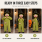 ⏳Limited time – 60% OFF⏰Funny Halloween Monster Costume Set