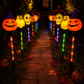 📢📢50% OFF !! ⏰Waterproof Halloween Pumpkin Stake Lights 