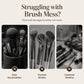 Elegant Dustproof Makeup Brush Organize