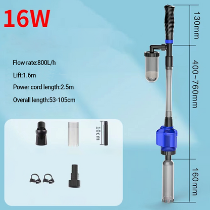 ⏳Limited time – 50% OFF⏰Electric Suction Aquarium Water Changer Filter Cleaner