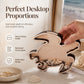 🐢Creative Wood Sea Turtle Shell Organizer