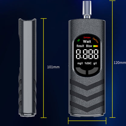 ⏳Limited time – 55% OFF⏰🔋 Rechargeable Breathalyzer with LCD Screen and Voice Broadcast