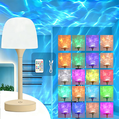 🔥 52% OFF on selected products🎉16-Color Water Ripple Table Lamp