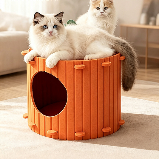 🔥50% OFF on selected products🎉Cozy Carrot Cat Cave