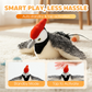 ⏳LAST DAY SALE 50% OFF !!📢Electric Plush Cat Teaser Toy with Sounds