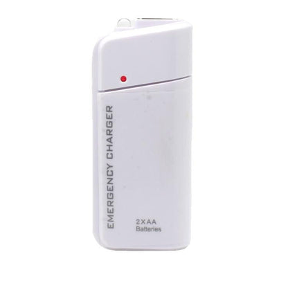 ⏳🔥LIMITED-TIME 50% OFF! ⏰Portable Emergency Phone Charger AA Battery Powered Power Bank with LED Flashlight🔋