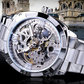 ⏳🔥LIMITED-TIME 50% OFF! ⏰Skeleton Automatic Watch – See The Movement, Feel The Craft – Self-Winding, Gold-Tone, Dress-Casual Style for Every Occasion 💼