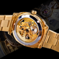 ⏳🔥LIMITED-TIME 50% OFF! ⏰Skeleton Automatic Watch – See The Movement, Feel The Craft – Self-Winding, Gold-Tone, Dress-Casual Style for Every Occasion 💼