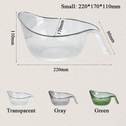 ⏳🔥LIMITED-TIME 50% OFF! ⏰ Wash Rice Without Losing a Grain – Fine Mesh Colander Bowl with Handle. UK Stock🍚