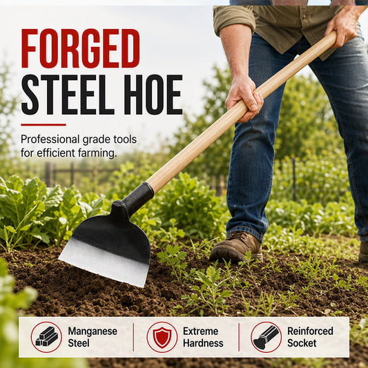 ⏳🔥LIMITED-TIME 50% OFF! ⏰Heavy Duty Manganese Steel Flat Hoe Head🌱