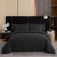⏳🔥LIMITED-TIME 50% OFF! ⏰🛏️3-Piece Quilted Comforter Set with Shams☁️