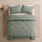 ⏳🔥LIMITED-TIME 50% OFF! ⏰🛏️3-Piece Quilted Comforter Set with Shams☁️
