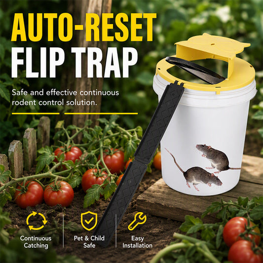 ⏳🔥LIMITED-TIME 50% OFF! ⏰Automatic Reset Flip Lid Mouse Trap🐭