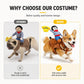 ⏳🔥LIMITED-TIME 50% OFF! ⏰🤠 Funny Cowboy Rider Dog Costume – Soft Cotton Blend, Stable Saddle, Multi‑Size ✨
